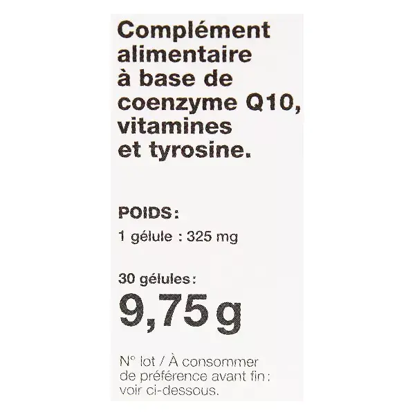 Nutrisanté Vitavea  Coenzyme Q10 30 gélules