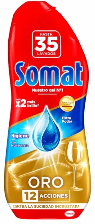 Somat Gel de vinaigre doré pour lave-vaisselle 125 ml