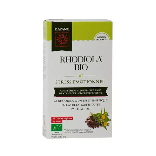 Dayan Rhodiola Bio Estrés Emocional 15 Comprmidos Vegetales