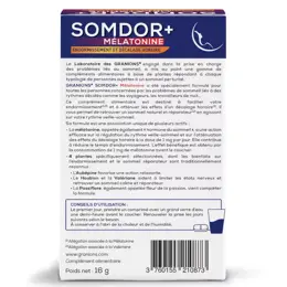 Granions Somdor+ Mélatonine 15 comprimés