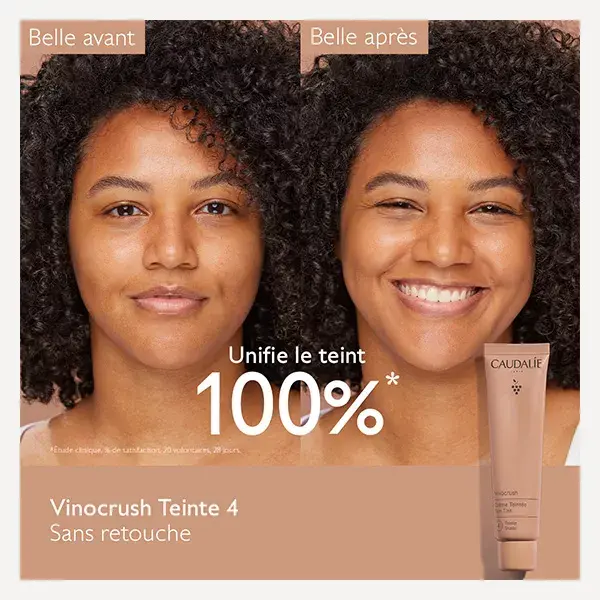 Caudalie Vinocrush Crème Teintée - Teinte 4 - 30mL