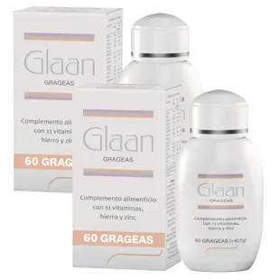Glaan Hair, Skin and Nails 2x60 Tablets