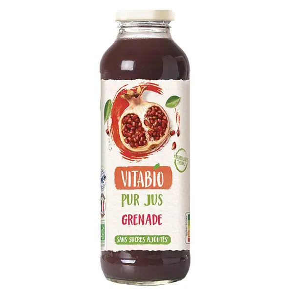 Vitabio Juice 100% Pomegranate 50cl Glass