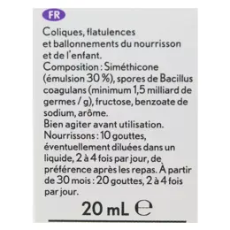 Bausch & Lomb Junior Bloxair Coliques et Ballonnements Gouttes Orales 20ml