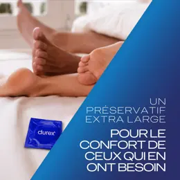 Durex Préservatifs Comfort XXL - 10 préservatifs Extra larges