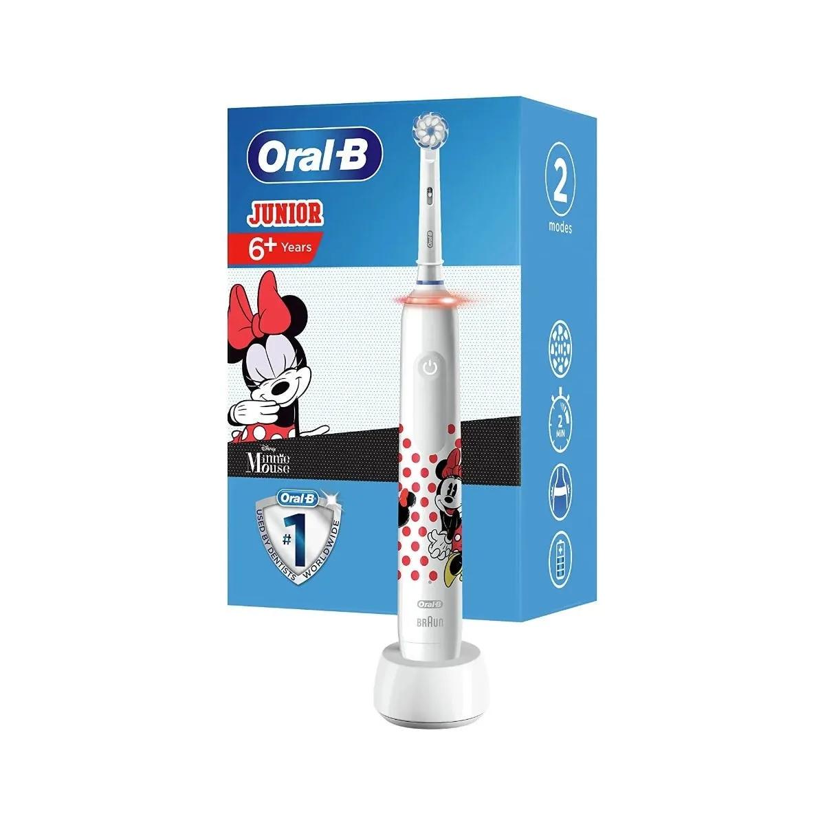 Oral-B PRO3 Junior Spazzolino Elettrico Minnie +6 anni + 1 Testina