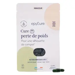 Epycure Minceur Cure Perte de Poids Déstockage des Graisses et Détox 60 gélules