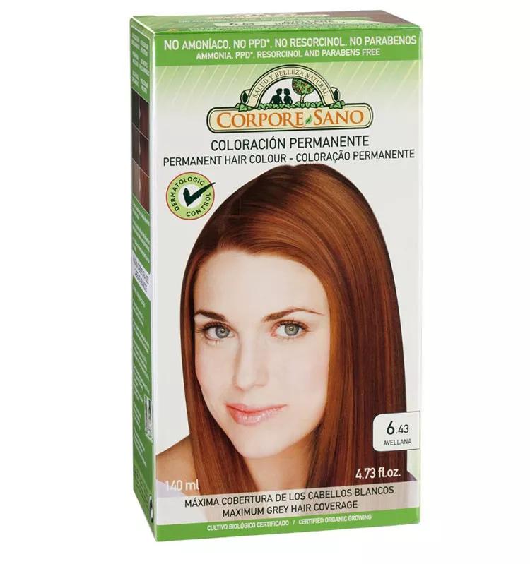 Corpore Sano Permanentfarbstoff Nr. 643 Haselnuss 140 ml