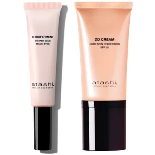 Atashi DD Cream Nude Skin Perfection SPF 15 Medium 50 ml + K-Bioferment Uplifting Eye Contour 15 ml