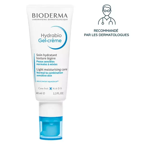 Bioderma Hydrabio Gel Crème Hydratante Légère Peaux Normales à Mixtes 40ml