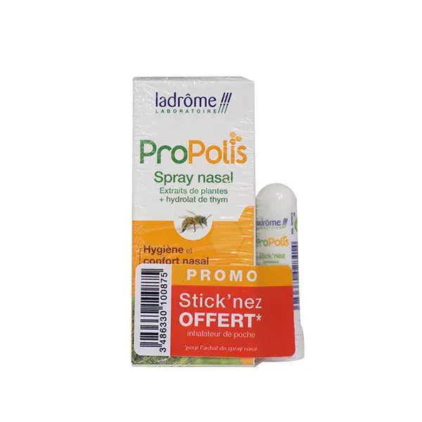 Ladrôme Propolis Spray Nasal Bio 30ml + Stick Nez Offert