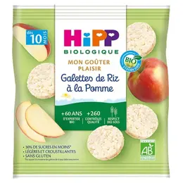 Hipp Bio Mon Goûter Plaisir Galettes de Riz à la Pomme +10m 30g