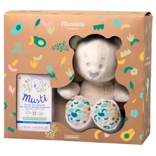 Mustela Musti Pastel Parfümtruhe 50 ml + Teddybär