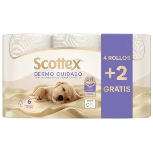 Aloe Vera Scottex Toilet Paper 6 Rolls