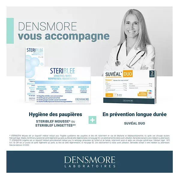 Densmore Suveal Duo Vision Maintien d'une Vision Normale Cure 2 mois