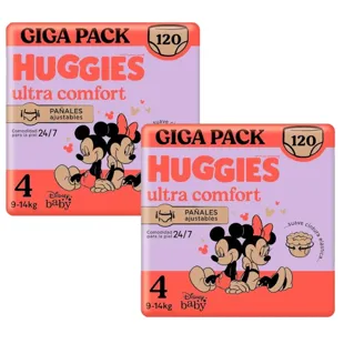 Huggies Ultra Comfort Disney Diaper Panties Size 4 (9-14 kg) 2x120 Units