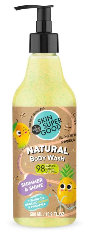 Skin Super Good Gel Douche Naturel Shimmer &amp; Shine 500 ml