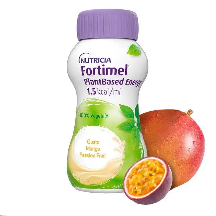 Nutricia Fortimel Plant Based Energy Integratore Ipercalorico Normoproteico Mango/Passion Fruit 4x200ml