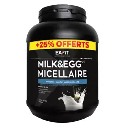 Eafit Milk & Egg 95 Goût Vanille 750g + 25% Offert