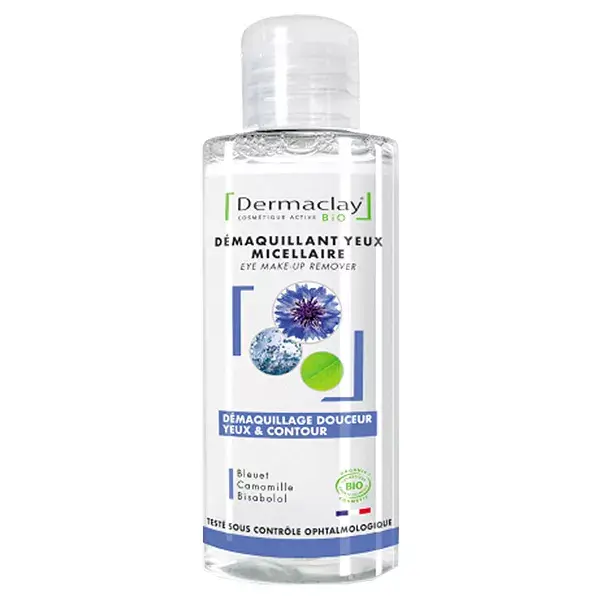 Dermaclay Démaquillant Yeux Micellaire Bio 150ml