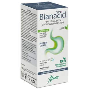 Aboca Neobianacid Maagzuur en Reflux Munt 70 Tabletten