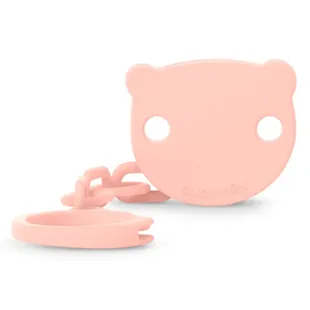 Suavinex Wild&amp;Free Pacifier Clip with Pink Bear +0m