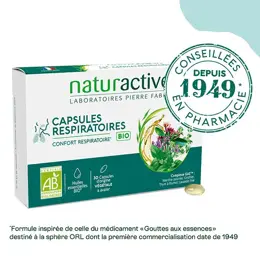 Naturactive GAE Capsules repiratoires Bio aux Huiles Essentielles 30 capsules