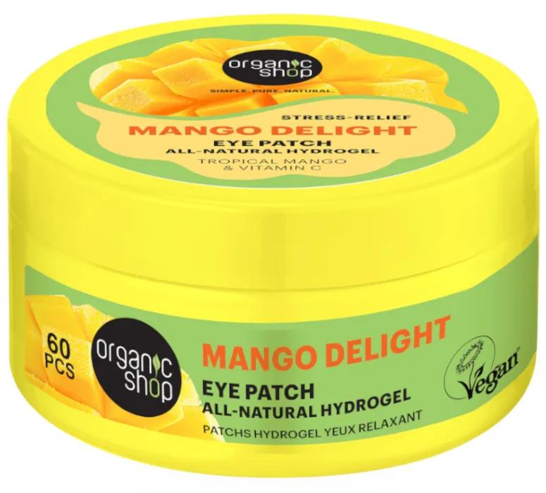 Patchs yeux anti-stress Organic Shop Mango Delight 60 unités