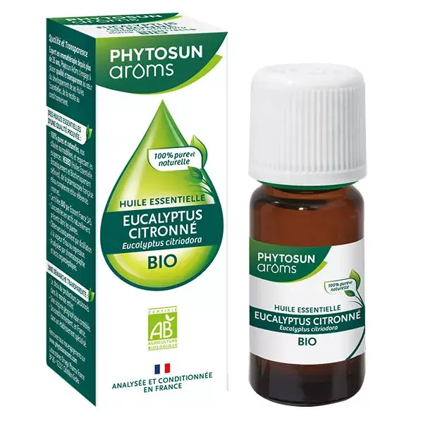 Phytosun Arôms Huile Essentielle Eucalyptus Citronné Bio 10ml