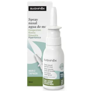 Suavinex Hypertonic Nasal Spray for Sinusitis, Rhinitis, and Congestion, Medium Strength, 6+ Years, 30 ml