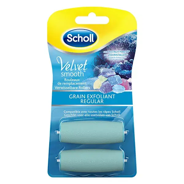 Scholl Velvet Smooth Express Pedi crystals of diamond 2 replacement rollers