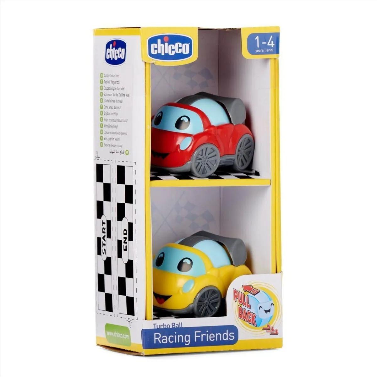 Chicco Gioco Racing Friends Set di 2 Macchine 1-4 Anni