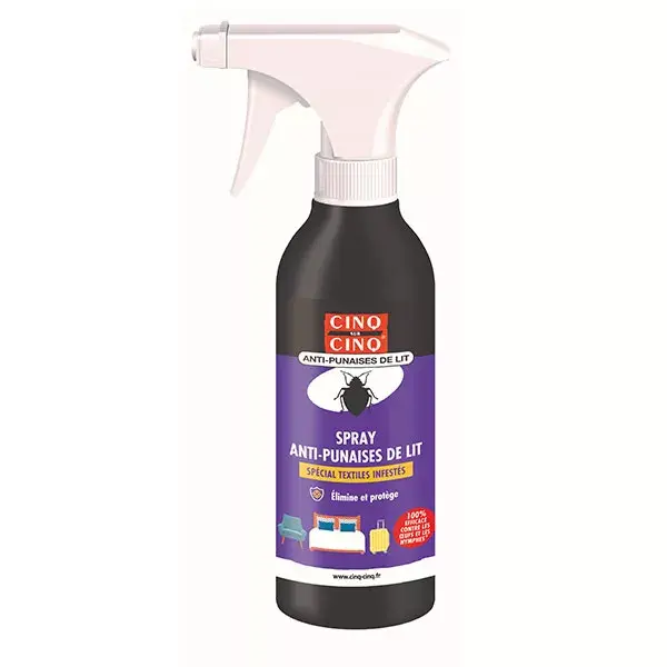 Cinq Sur Cinq Spray Anti-Punaises de Lit 250ml