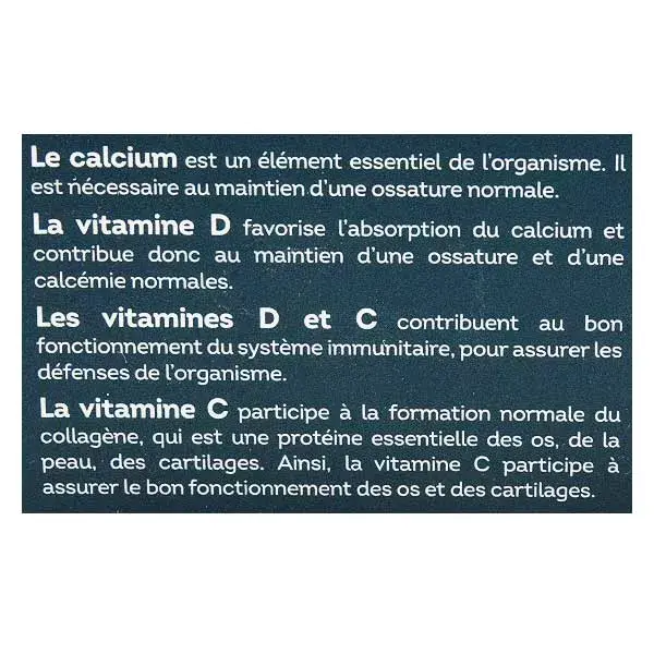 Nutrisanté Vitamina C + Calcio + Vitamina D 24 comprimidos