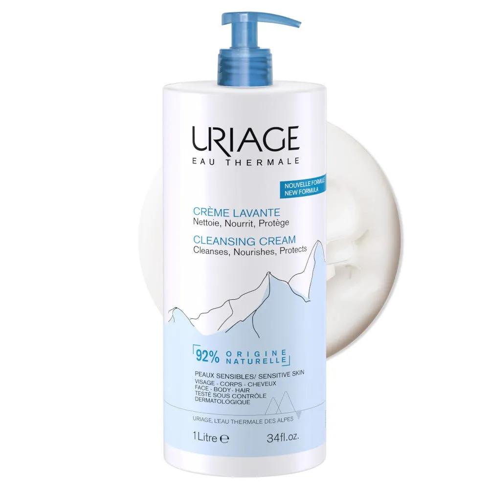 Uriage Eau Thermale Crema Lavante Detergente Senza Sapone Viso Corpo e Capelli 1 L