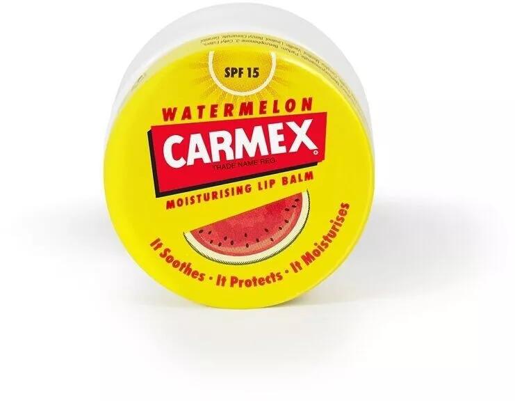Carmex Watermelon Moisturizing Lip Balm Spf15 Glas 7,5 gr