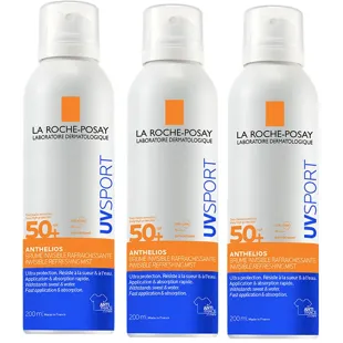 La Roche Posay Anthelios UV Sport Refreshing Invisible Mist SPF50+ 3x200 ml