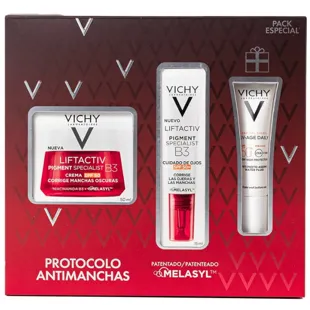 Vichy Liftactiv Pigment Specialist B3 Crema SPF50 50 ml + Contorno Ojos 15 ml + Mini Talla Solar UV Age Daily