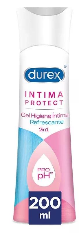 Durex gel Higiene Íntima Refrescante 2 em 1 Intima Protect 200ml