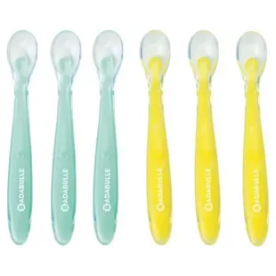 Badabulle Colheres de Silicone 6 unidades