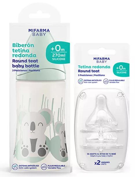 Mifarma Baby Biberón 270 ml + Recambio Tetina