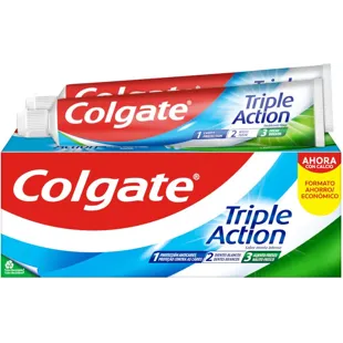 Colgate Triple Action Anticaries Pasta de Dientes Menta 2x75 ml