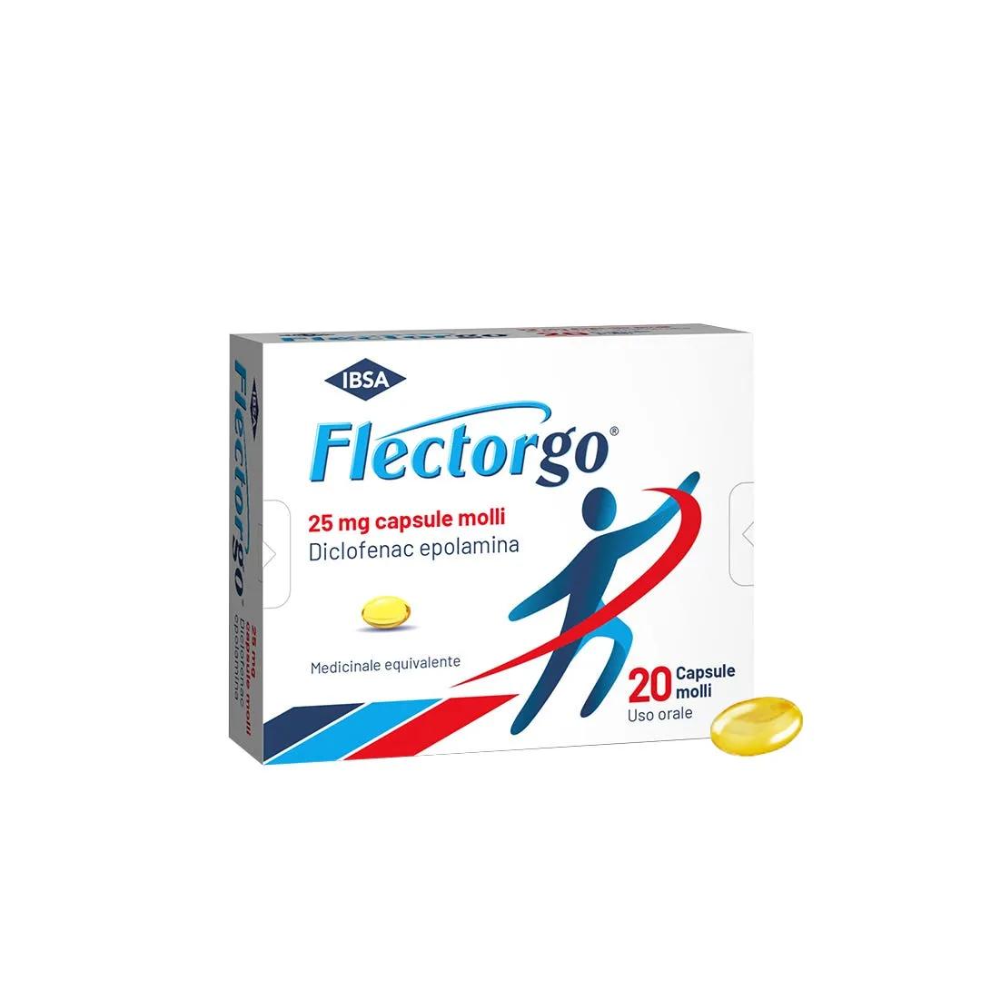 Flectorgo Capsule 25 mg Diclofenac Antidolorifico 20 Capsule Molli