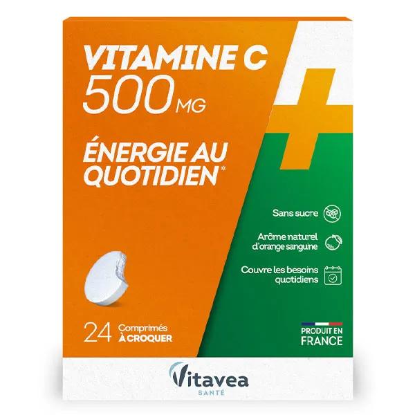 Nutrisanté vitamina C tabletas masticables de 500 mg 24