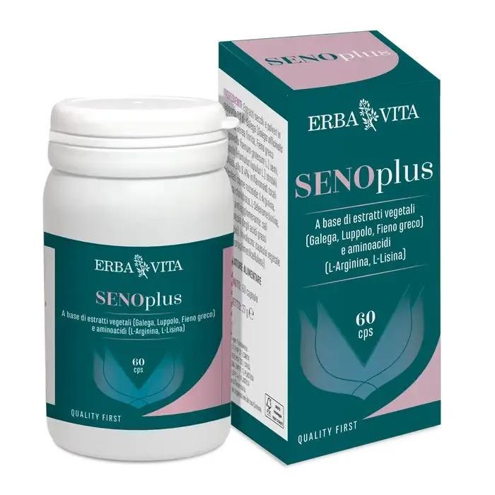 Erba Vita Seno Plus Integratore per Gravidanza, Allattamento e Menopausa 60 Capsule