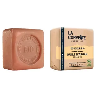 Savon en pain à l'huile d'argan bio La Corvette 100Gr