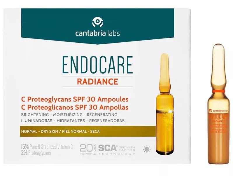 Endocare Radiance C Proteoglicanos SPF30 10 Ampolas x 2ml
