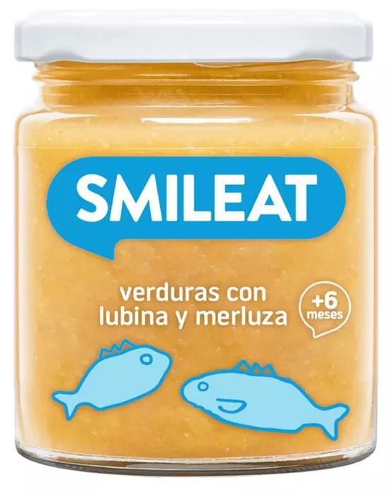 Smileat Tarrito de Verduras con Lubina y Merluza +6m 100% Ecológico 230 gr