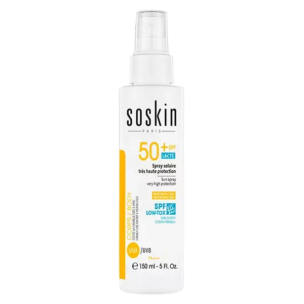 SOSkin Low-Tox Spray Solaire SPF50+ 150ml