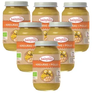 Babybio Traditional Menu Jar Chicken +8m 6x200 gr